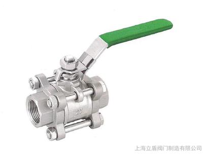 球閥、不銹鋼球閥、三片式內螺紋/承插球閥、廠家直銷圖片_高清圖_細節圖-上海立盾閥門制造 -